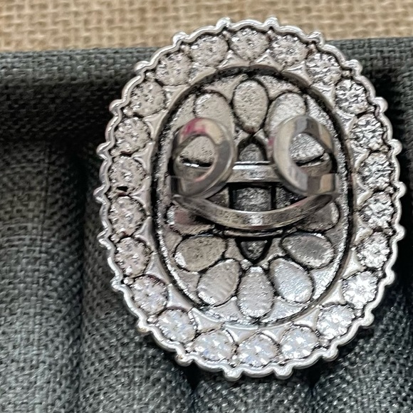 ❤️🎉Alexis Large Oval Multicolor Adjustable Ring - Picture 2 of 2